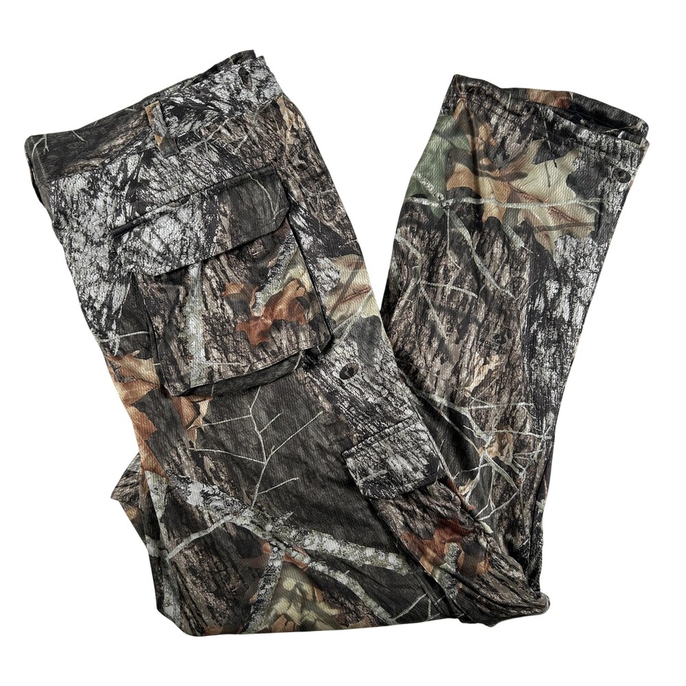 RedHead Pants Mens XL Camo Microfiber Cargo Elastic Waist Hunting Outdoor